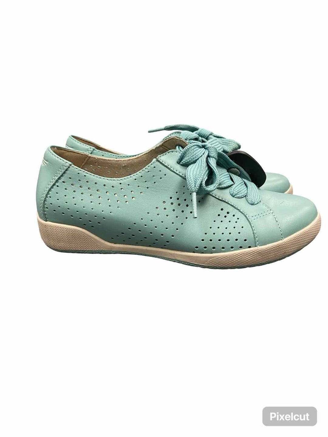 Dansko Shoe Size 37 Blue Leather Orli Sneakers