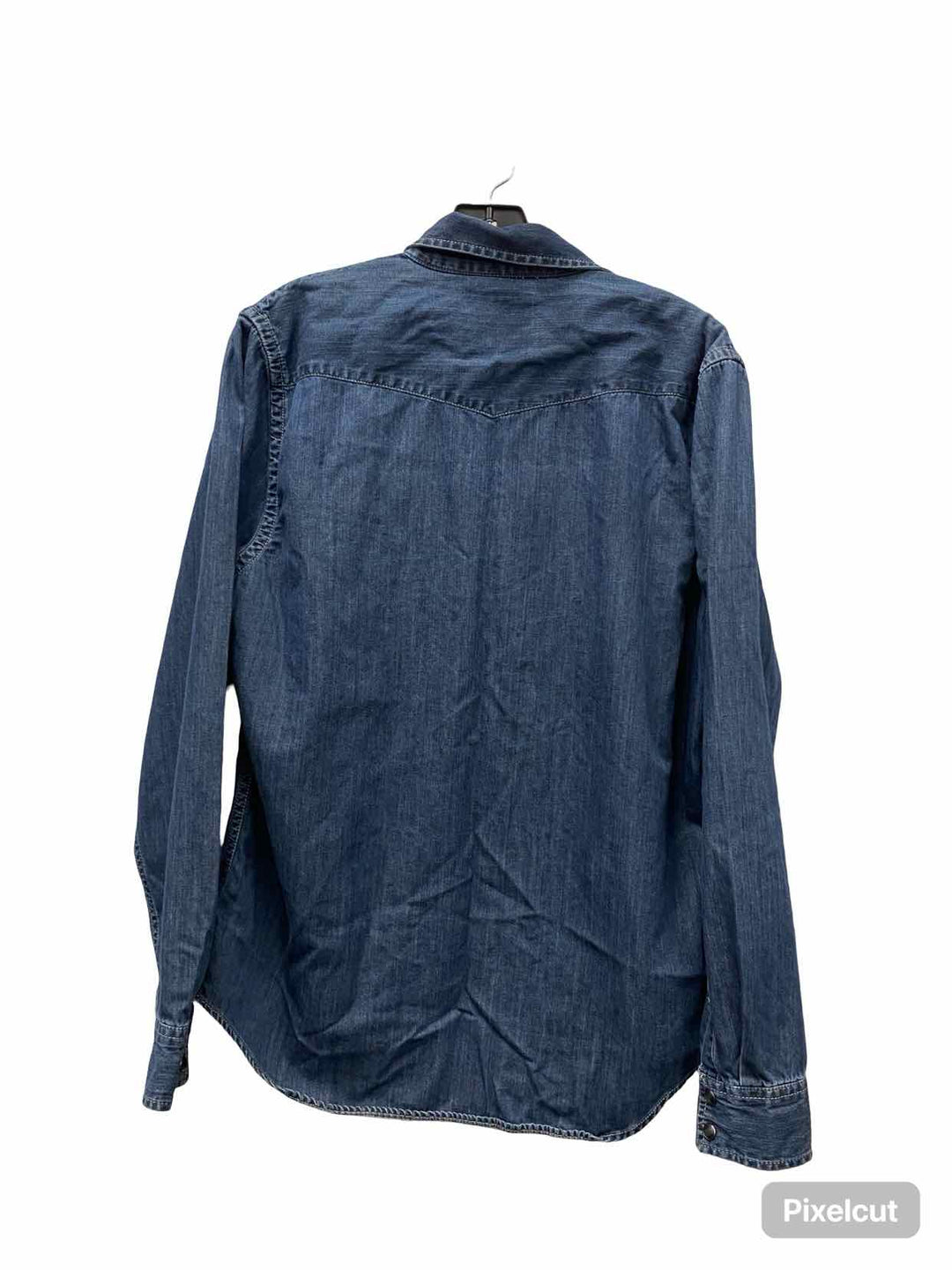 American Eagle Size M Denim Long Sleeve Shirts