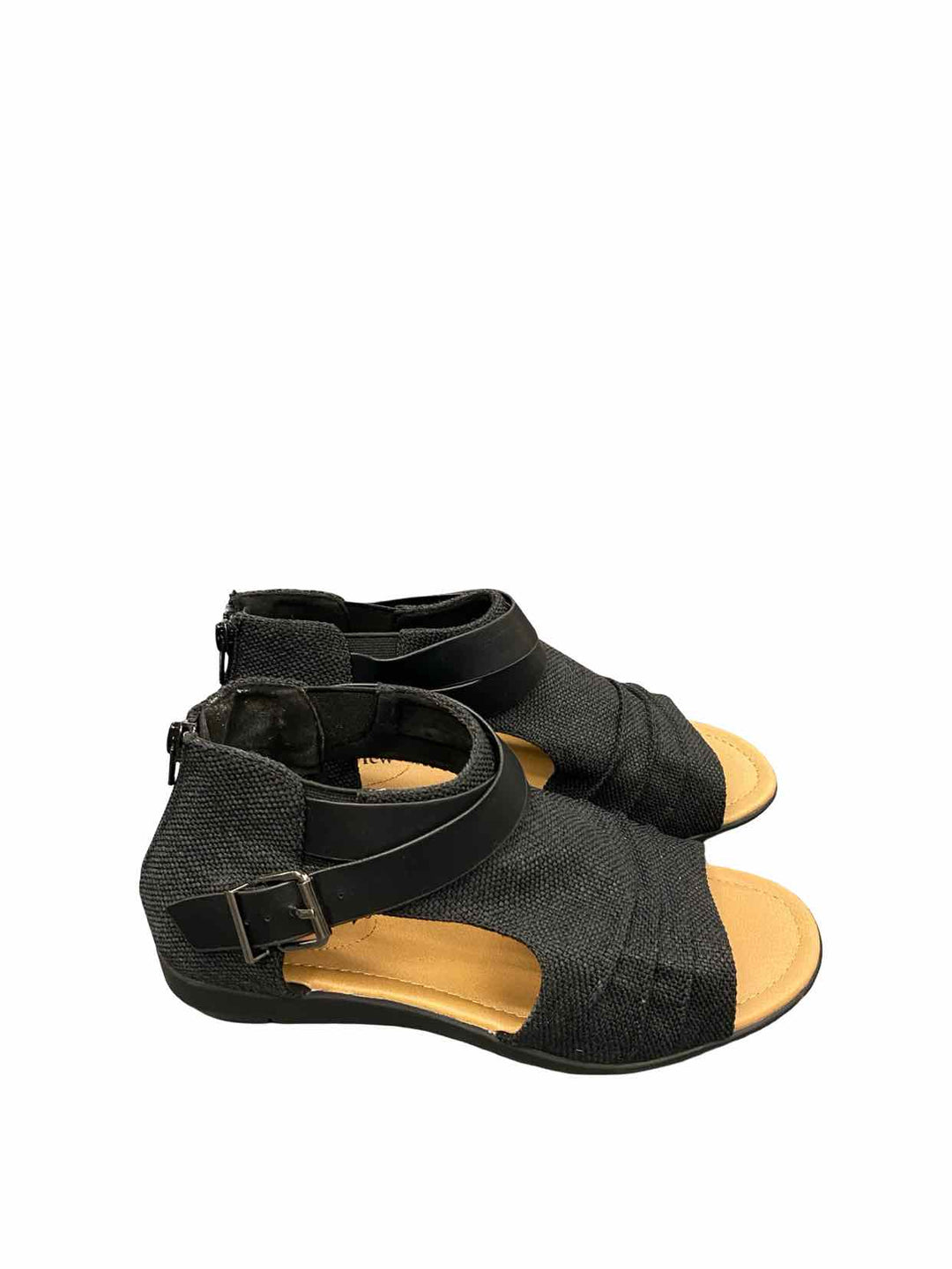 Comfort View Shoe Size 7.5 Black Sandals