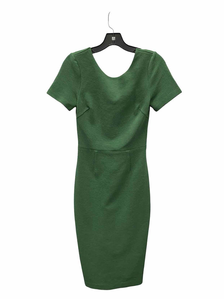 Boden Size 4 Green Ribbed Dress