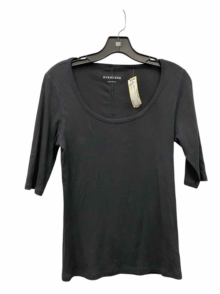 Everlane Size L Black Short Sleeve Shirts