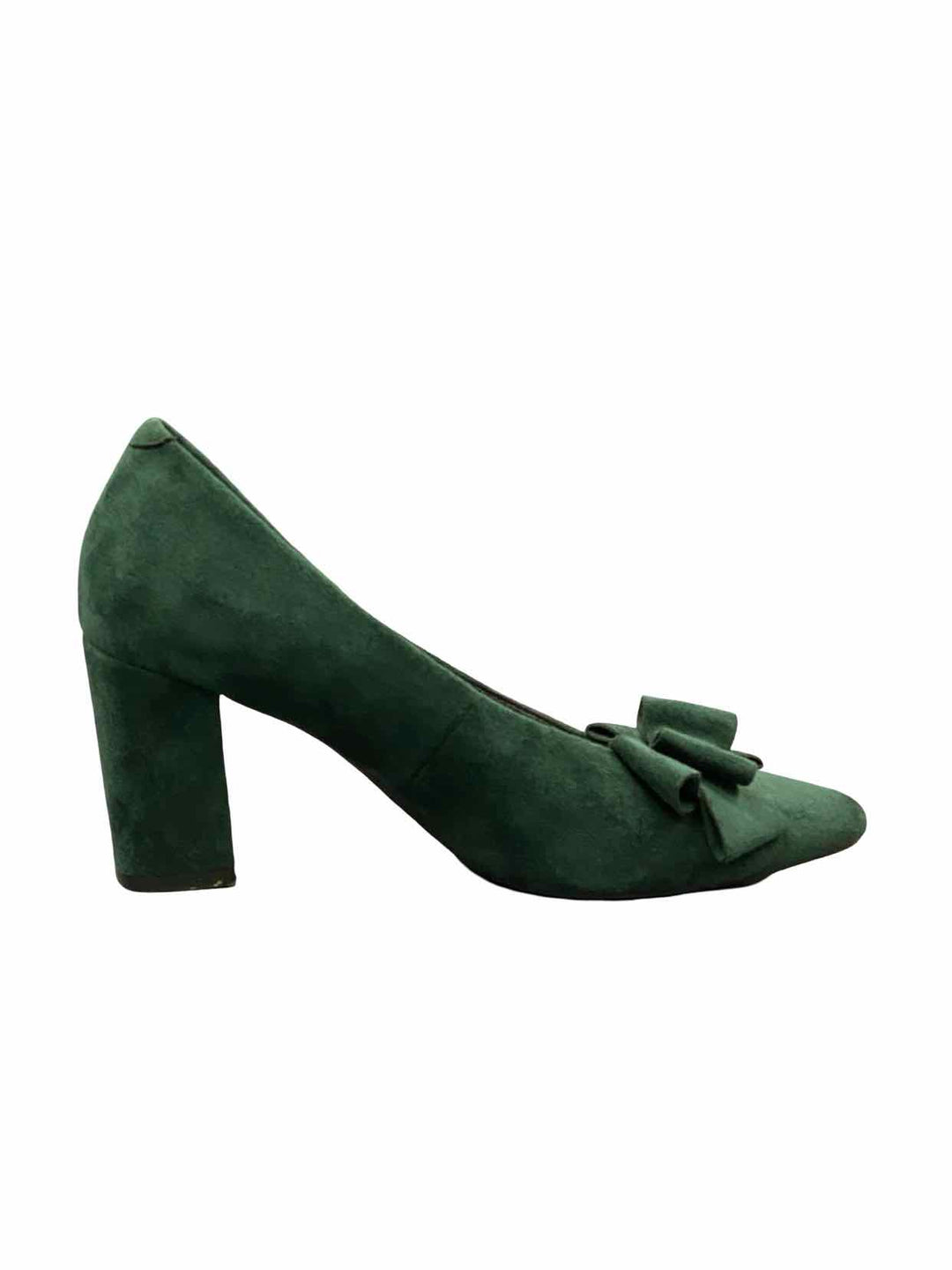 Patrizia Shoe Size 40 Emerald Suede Heels