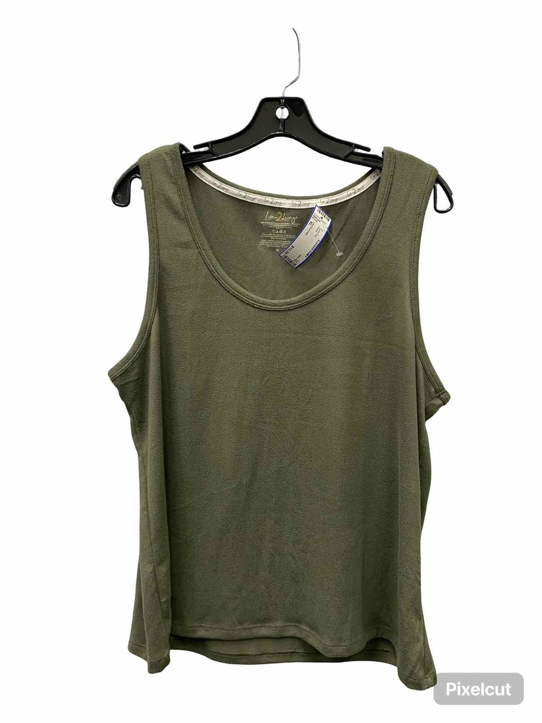 Live 2 Lounge Size XL Green Tank Top