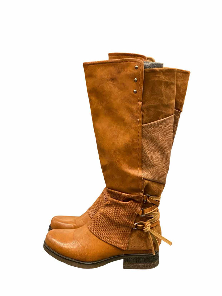 Patrizia Shoe Size 39 Brown Maxie Boots(knee)