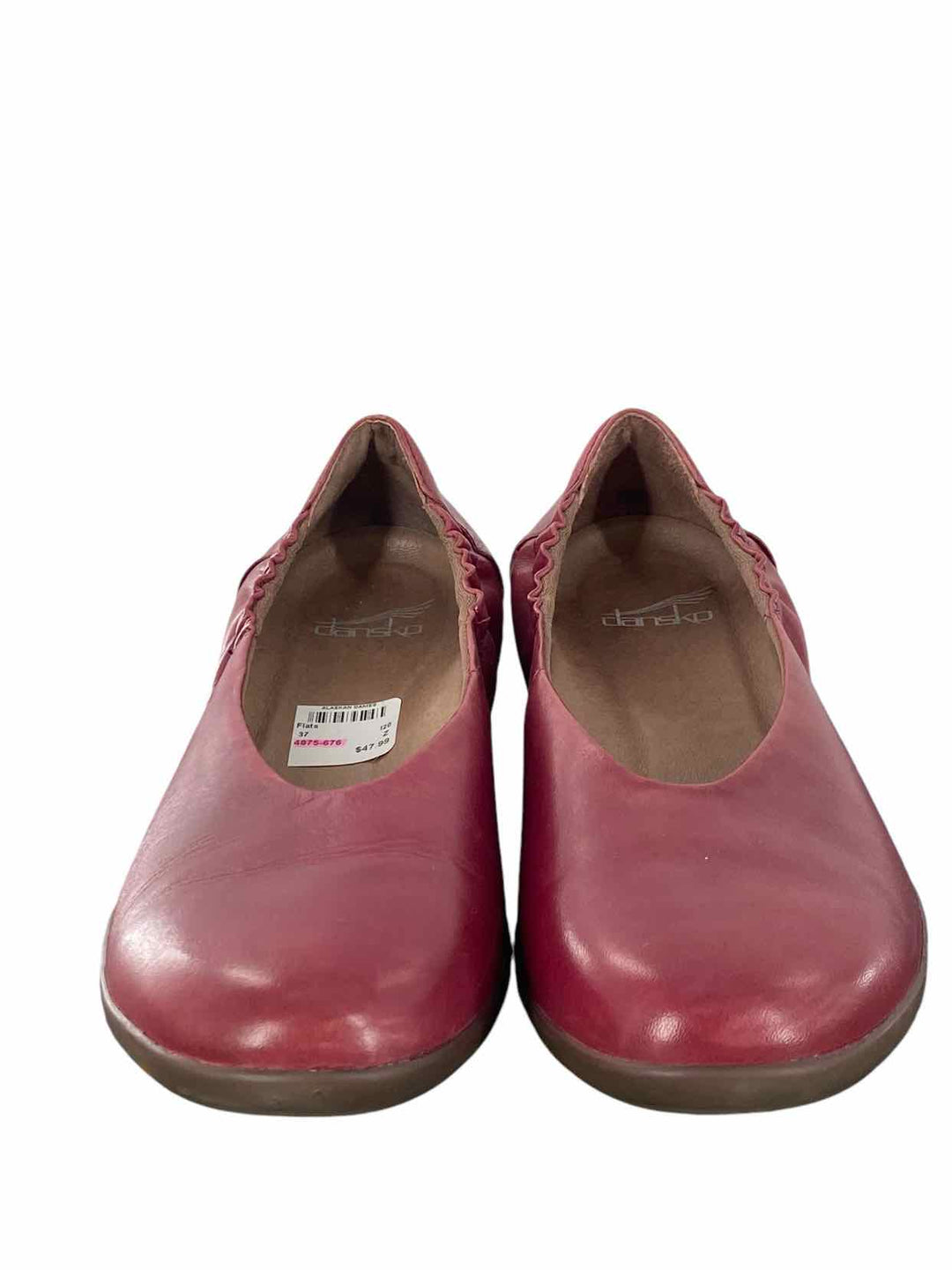 Dansko Shoe Size 37 Red Flats