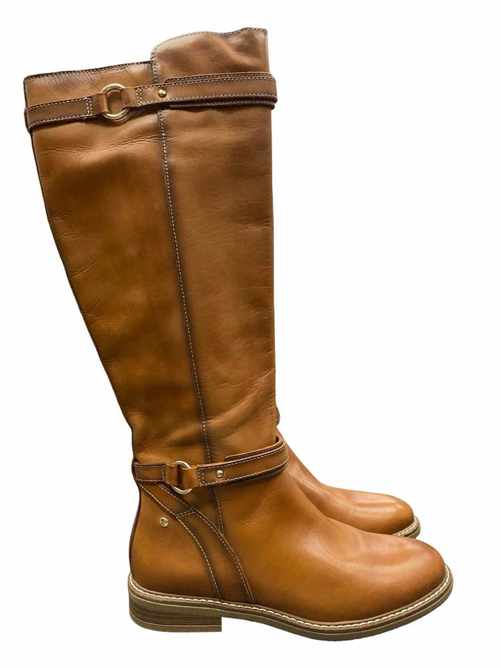 Pikolinos Shoe Size 39 Brown Leather Aldaya Boots(knee)