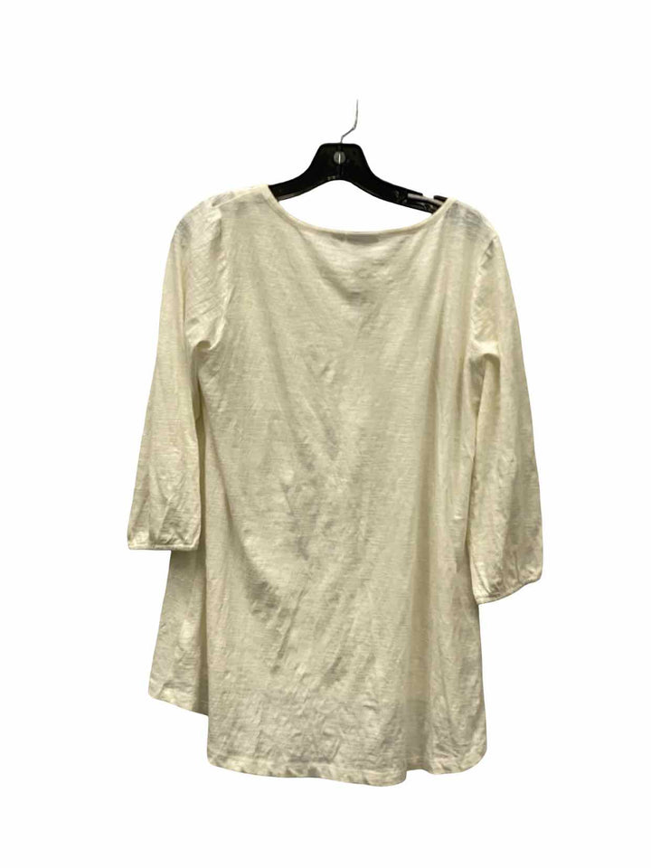 LOGO Size S White 100% cotton Long Sleeve Shirts
