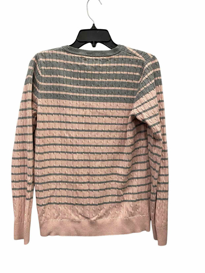 Kim Rogers Size M Grey Pink Sweater