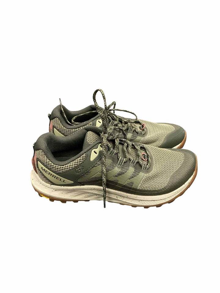 Merrell Shoe Size 8 Green Antora 3 Trail Running Sneakers