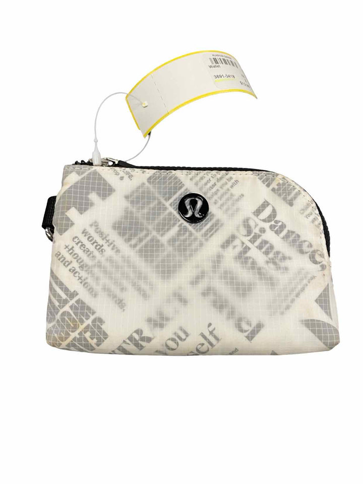 lululemon White Card Wallet