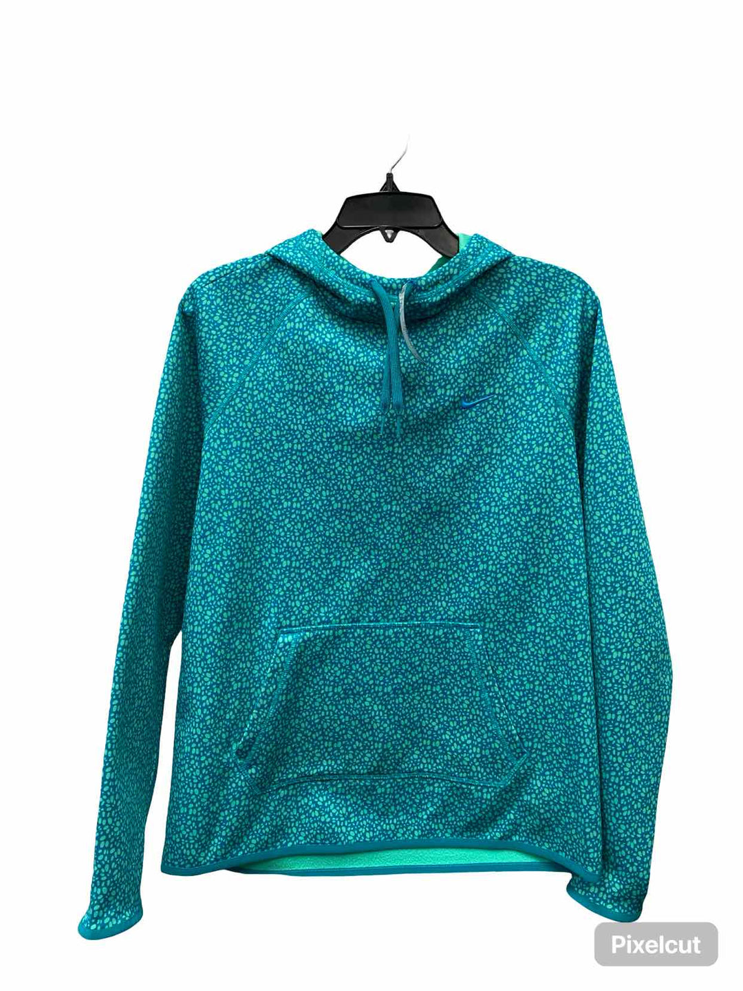 Nike Size S Blue Aqua Print Athletic Jacket