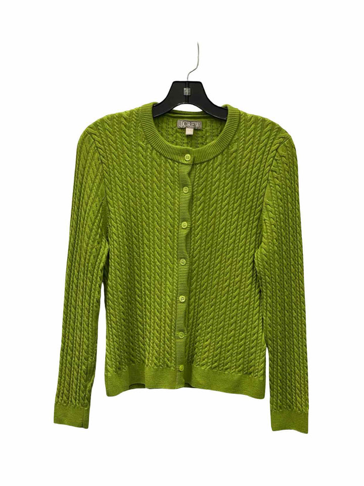 J Crew Size L Green Sweater