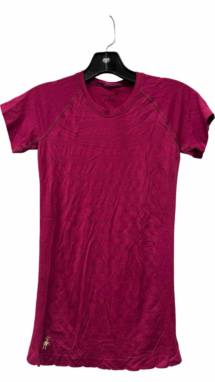 Smartwool Size XS Pink Athletic Short Sleeve