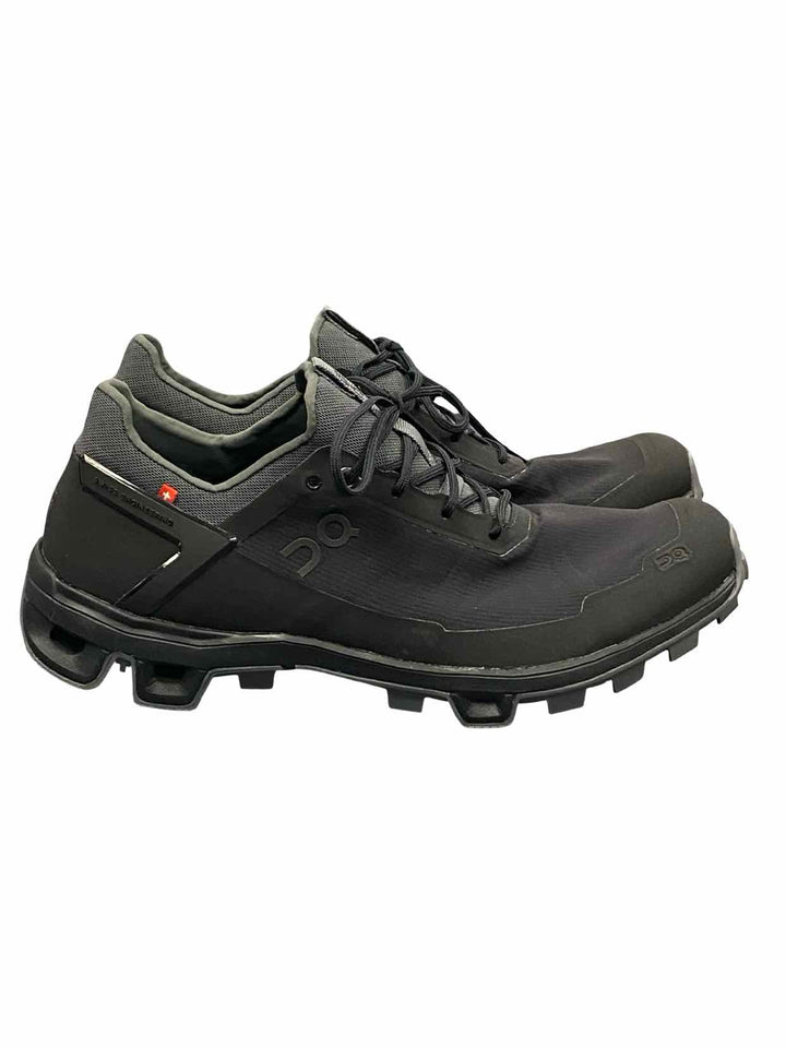 On Cloud Shoe Size 9.5 Black Cloudventure Peak Sneakers