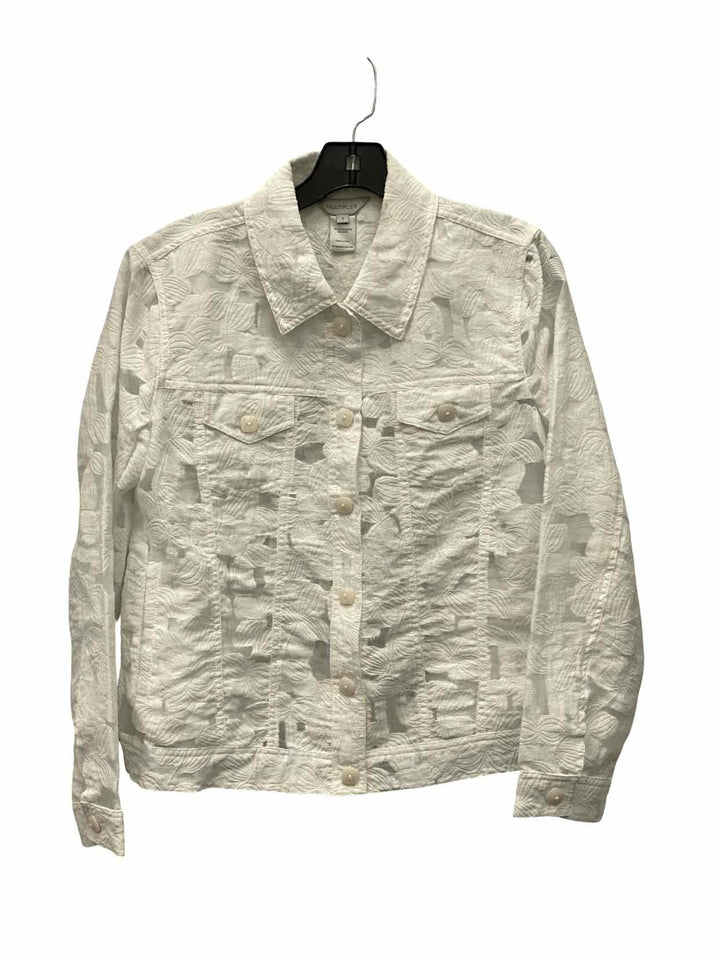 Multiples Size S White Long Sleeve Shirts