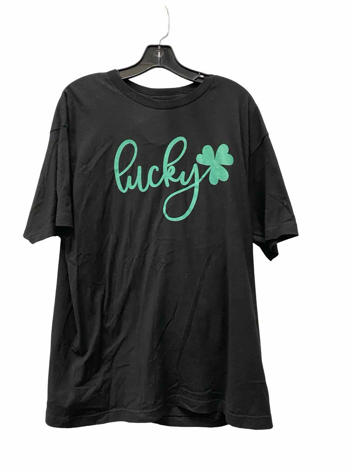Tultex Size XL Black Saint Patricks Day Short Sleeve Shirts