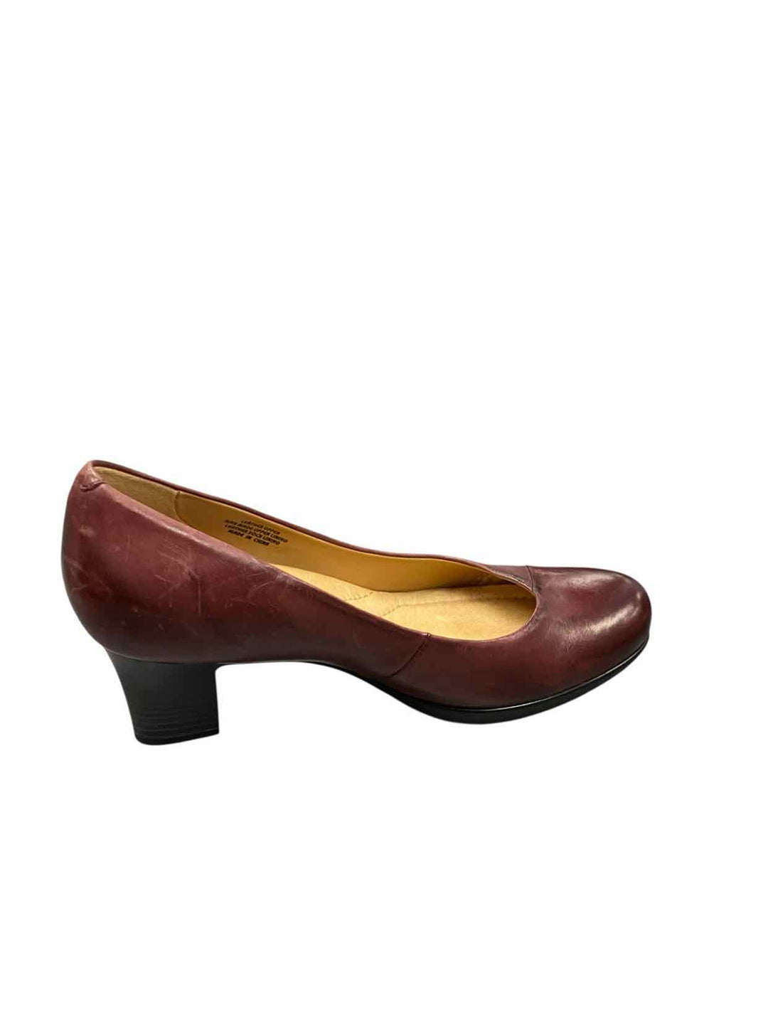 Earth Shoe Size 9.5 Merlot Leather Tamarack Heels