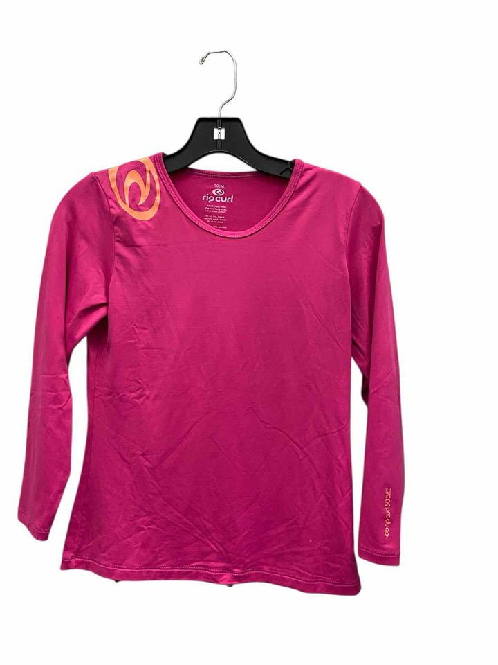 Ripcurl Size M Pink Orange Athletic Long Sleeve
