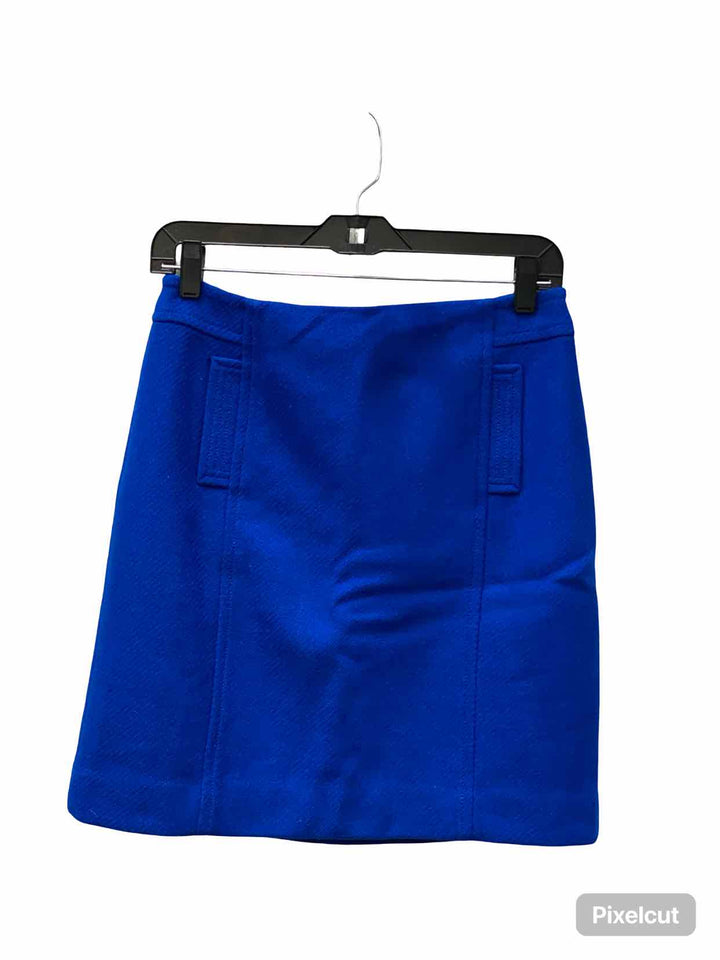 Talbots Size 2P Blue Skirt
