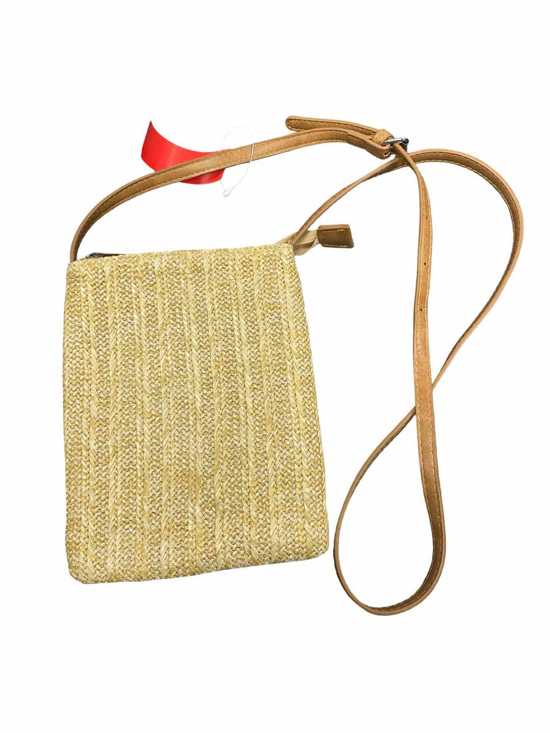 Beige Straw Purse
