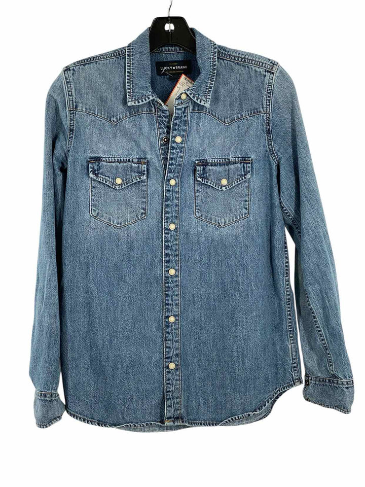 Lucky Brand Size S Denim Long Sleeve Shirts