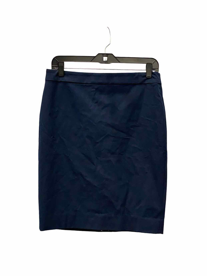 J Crew Size 8P Navy Skirt