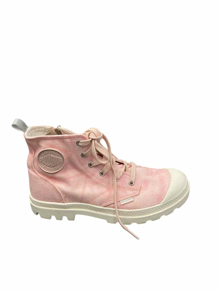 Palladium Shoe Size 8 Pink Canvas Pampa Hi Sneakers