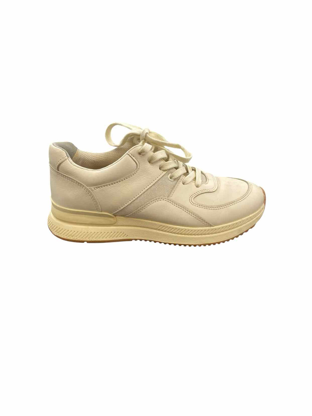 Everlane Shoe Size 8 Cream Leather Sneakers