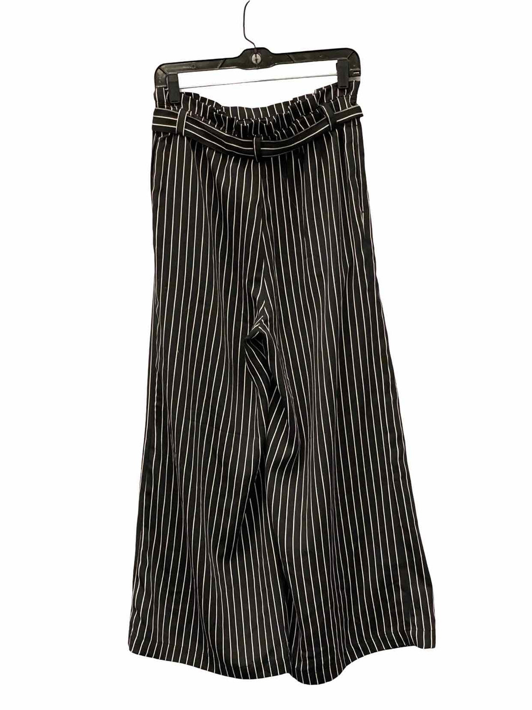 WHOWHATWEAR Size S Black White Striped Pants