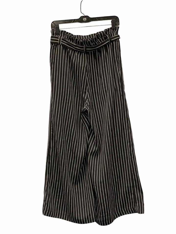 WHOWHATWEAR Size S Black White Striped Pants