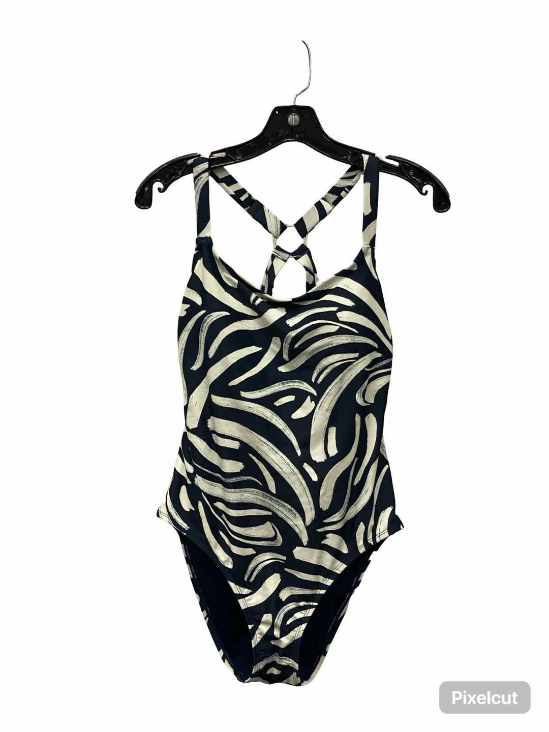 hurley Size M Navy White Swimsuit