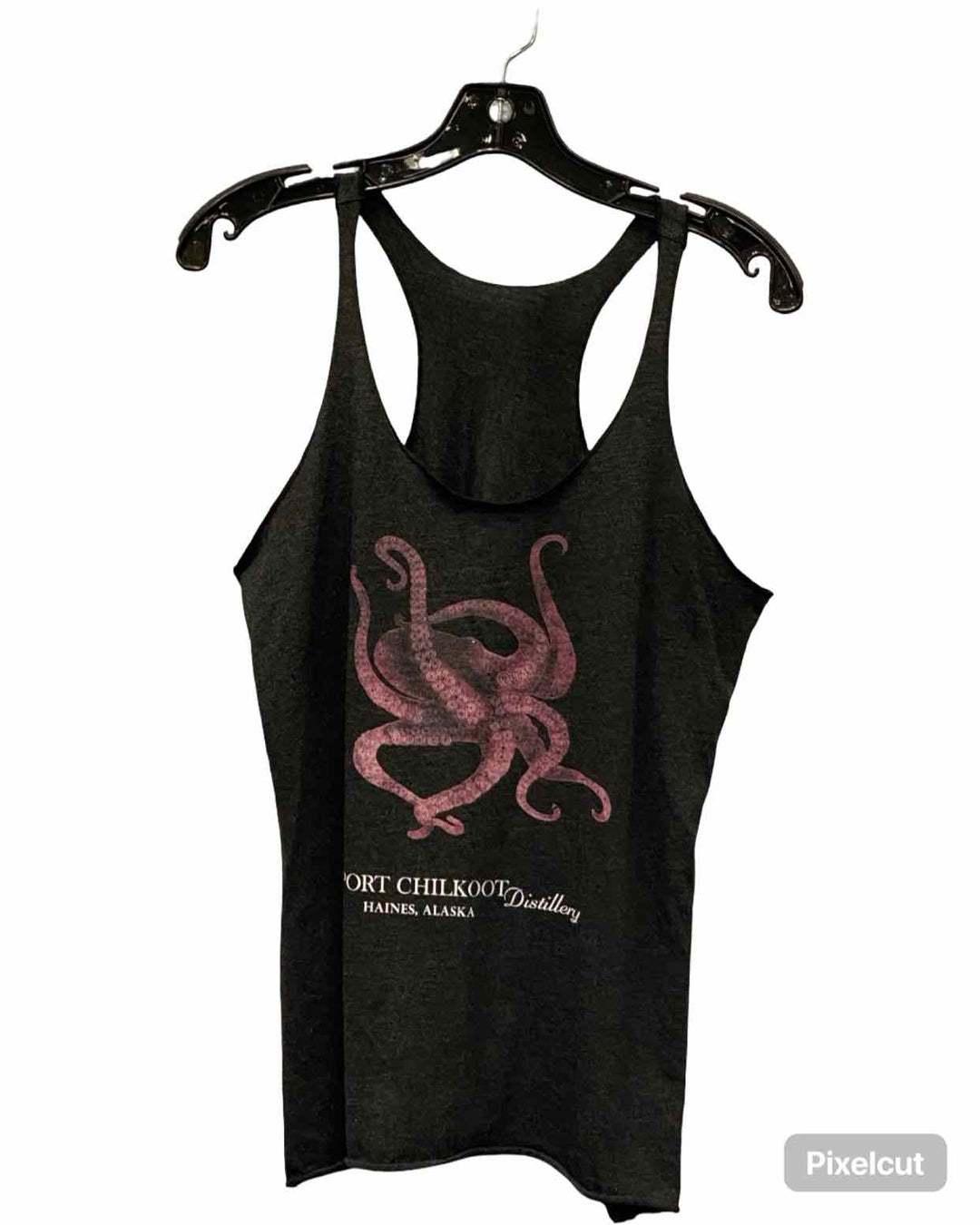 Port Chilkoot Distillery Size S/M Black Octopus Tank Top