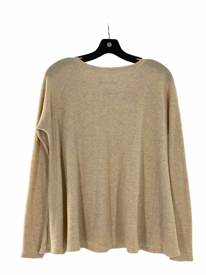 We the Free Size S Beige Long Sleeve Shirts