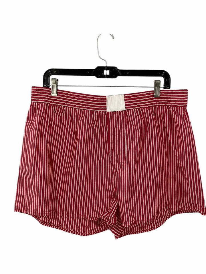 Lioness Size XXL Red White Pinstripe Shorts
