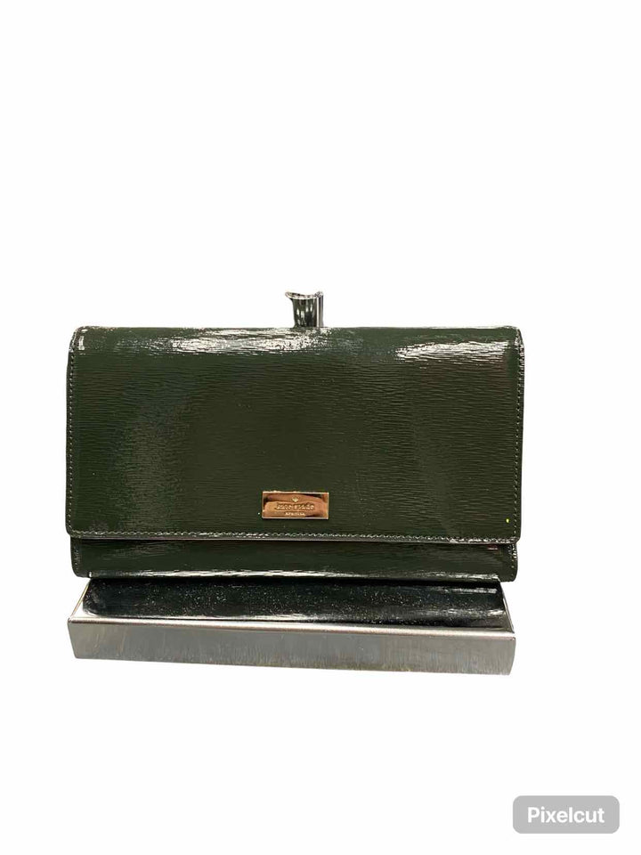 KATE SPADE Green Trifold Wallet