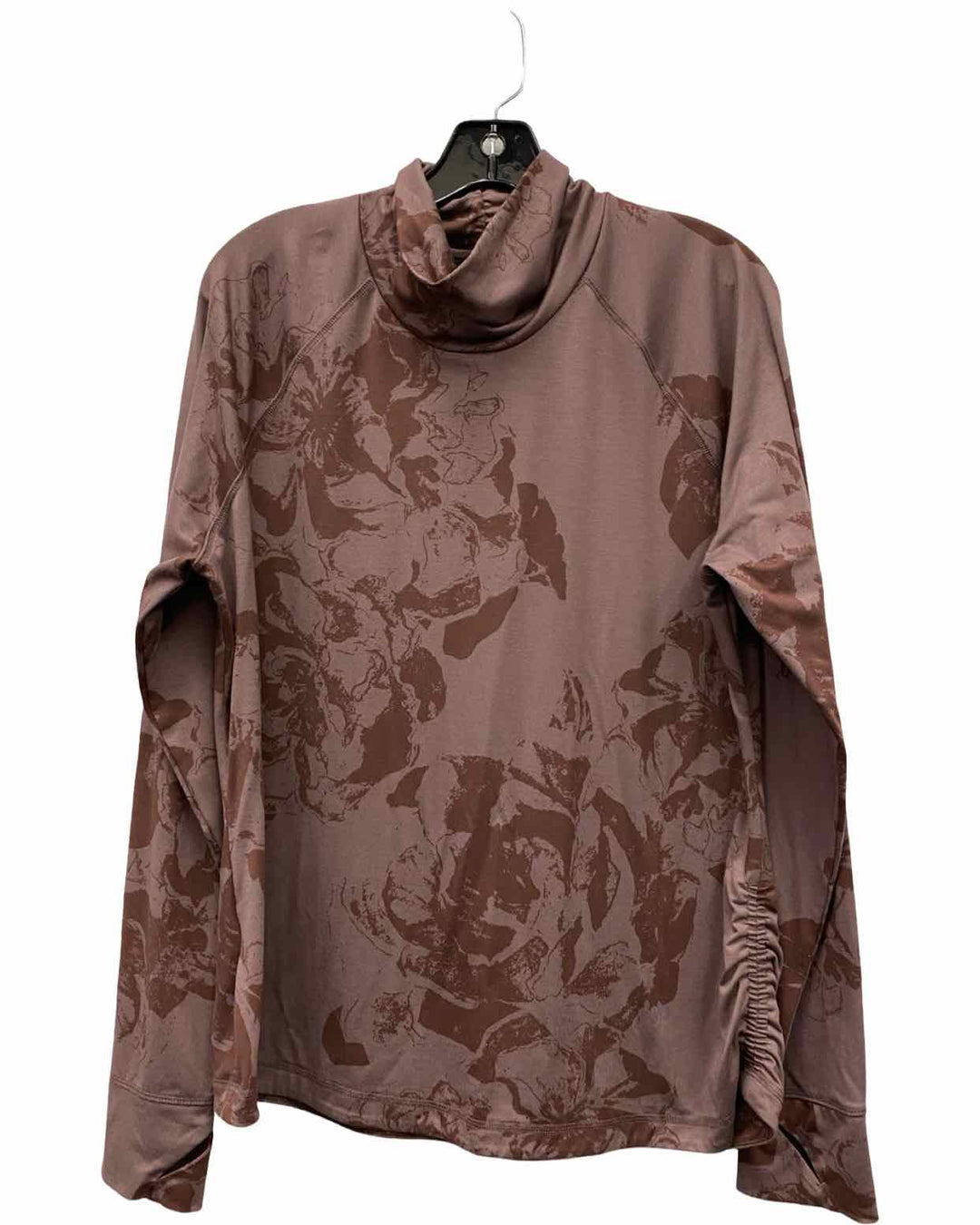 Indyeva Size XL Brown Print Athletic Long Sleeve