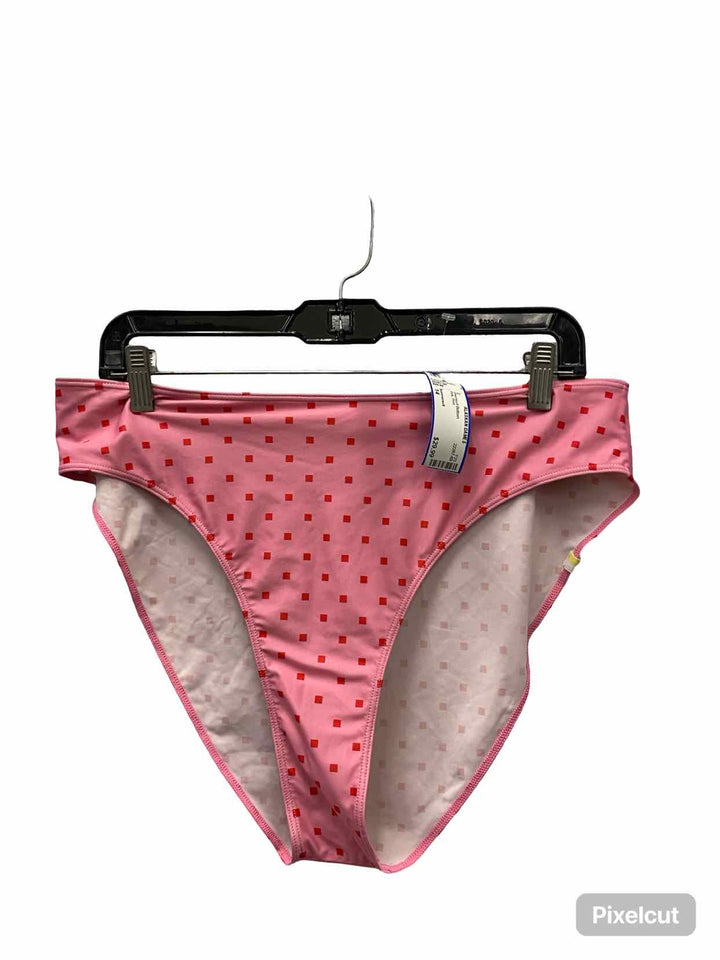 Summersvlt Size 14 Pink Print Swimsuit Bottom