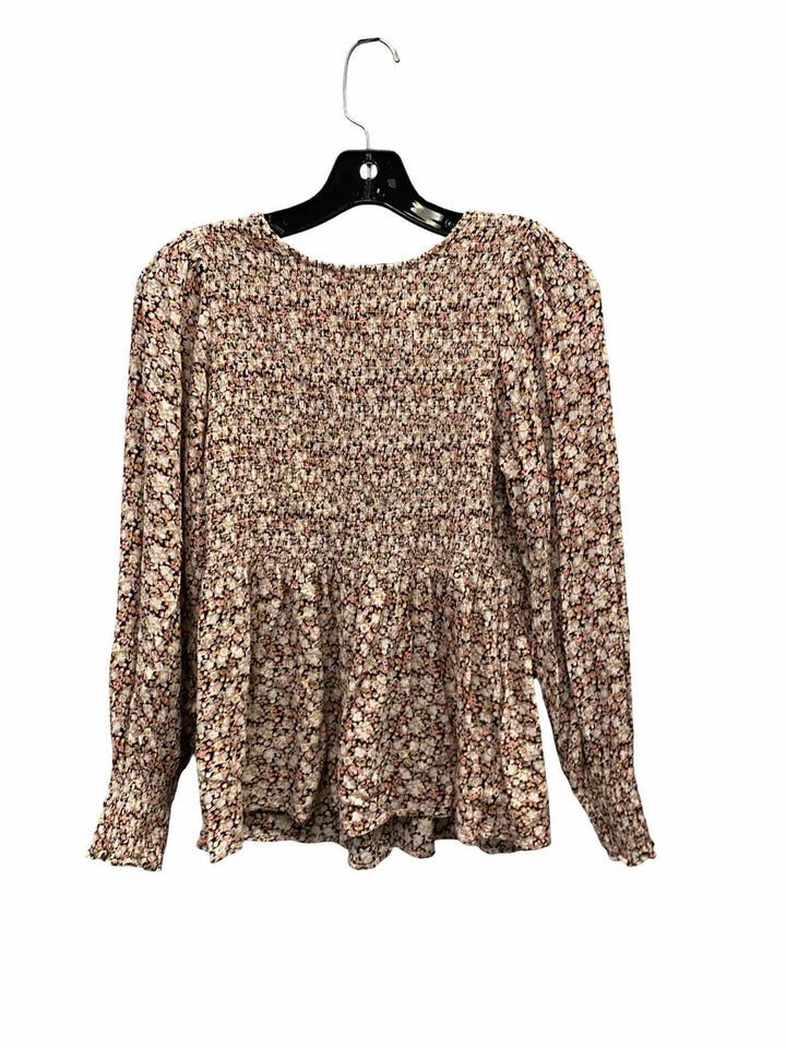 Fat Face Size 8 Pink Floral Long Sleeve Shirts