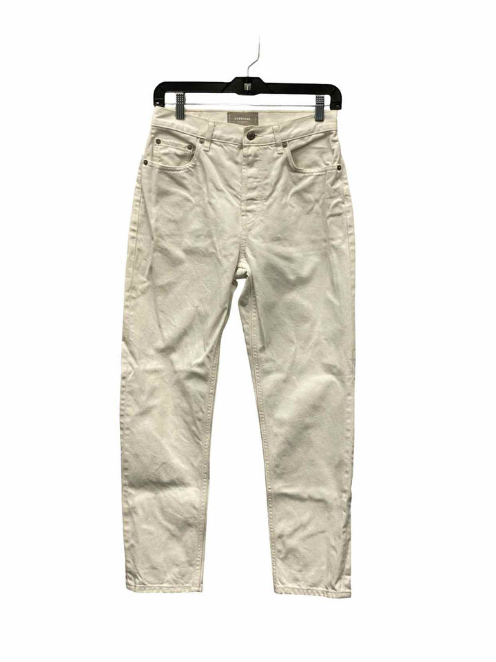 Everlane Size 25 White The Cheeky Jean Jeans