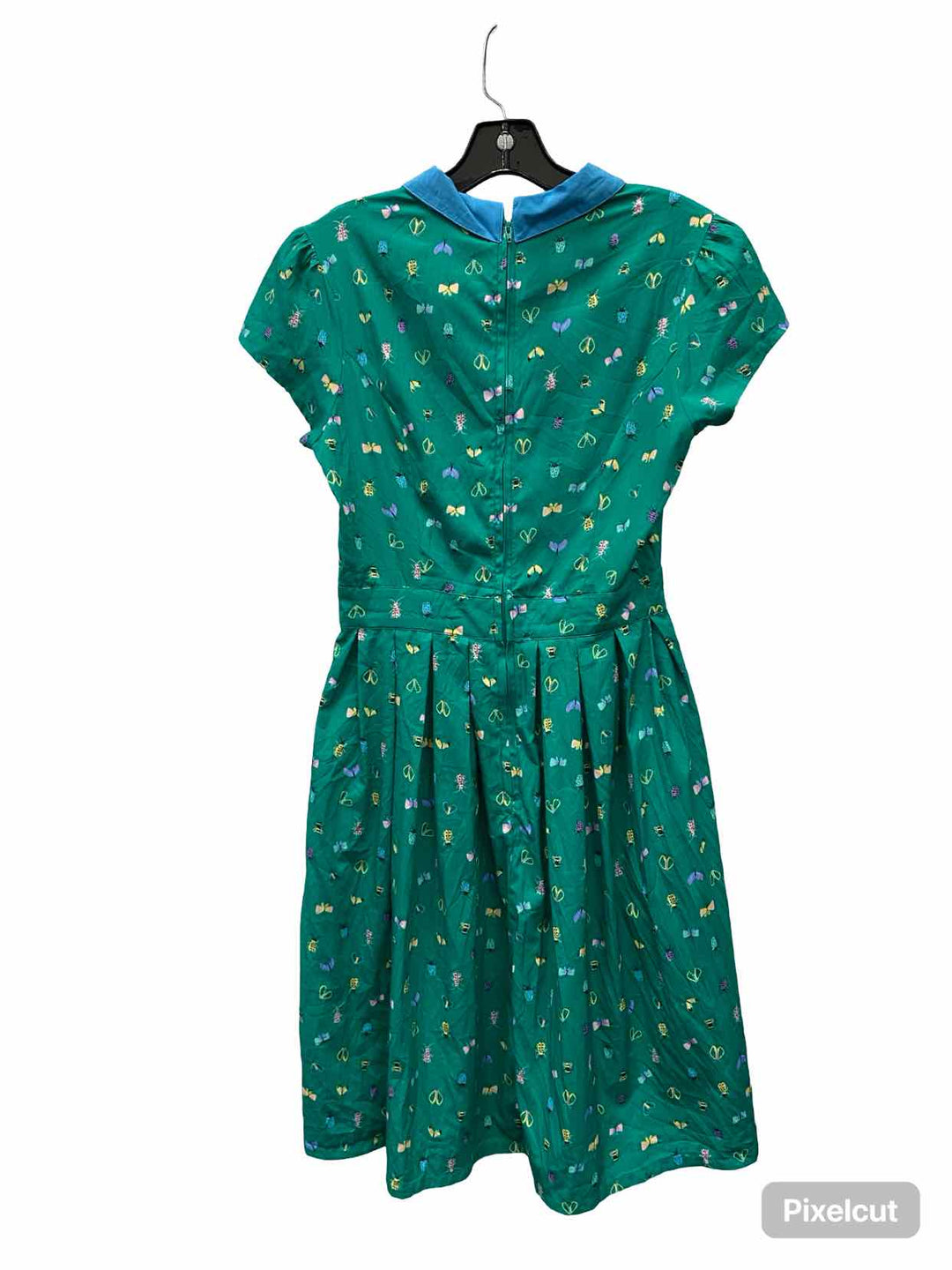 ModCloth Size S Green Print Dress