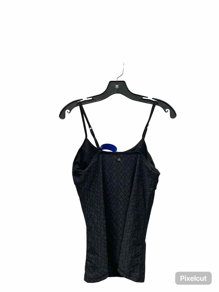 PrAna Size M Black Gradiant Athletic Tank Top