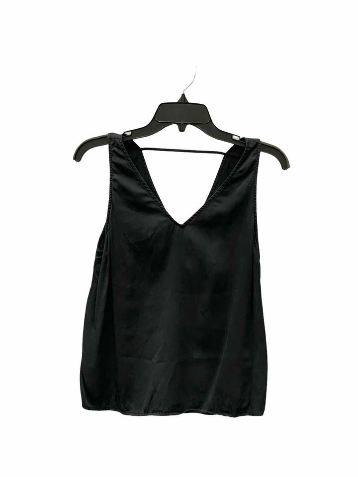 Quince Size S Black 100% silk Tank Top