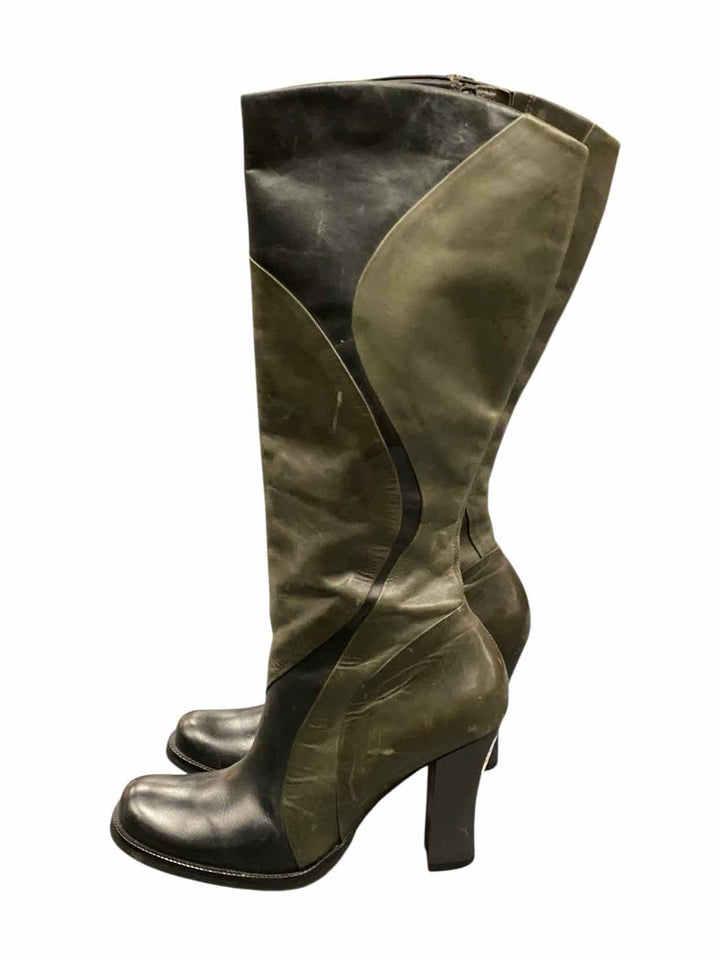 Kenneth Cole Shoe Size 9 Green Heel Boots(knee)