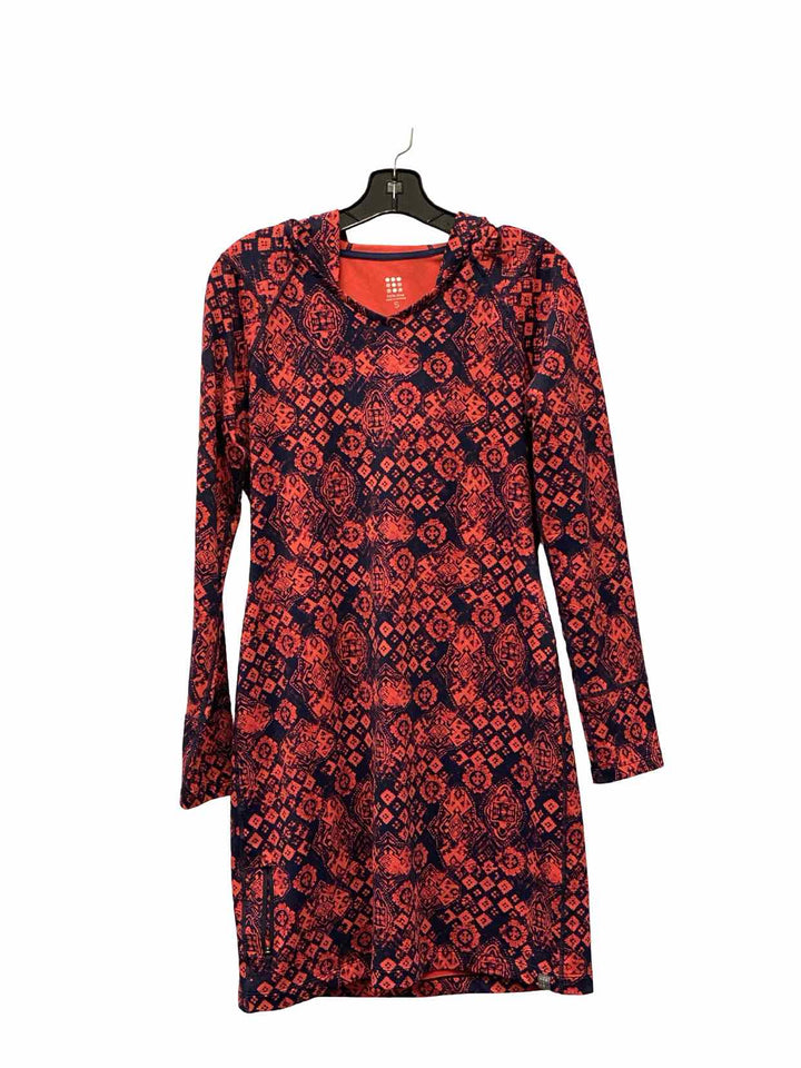 Title Nine Size S Red Blue Print Dress