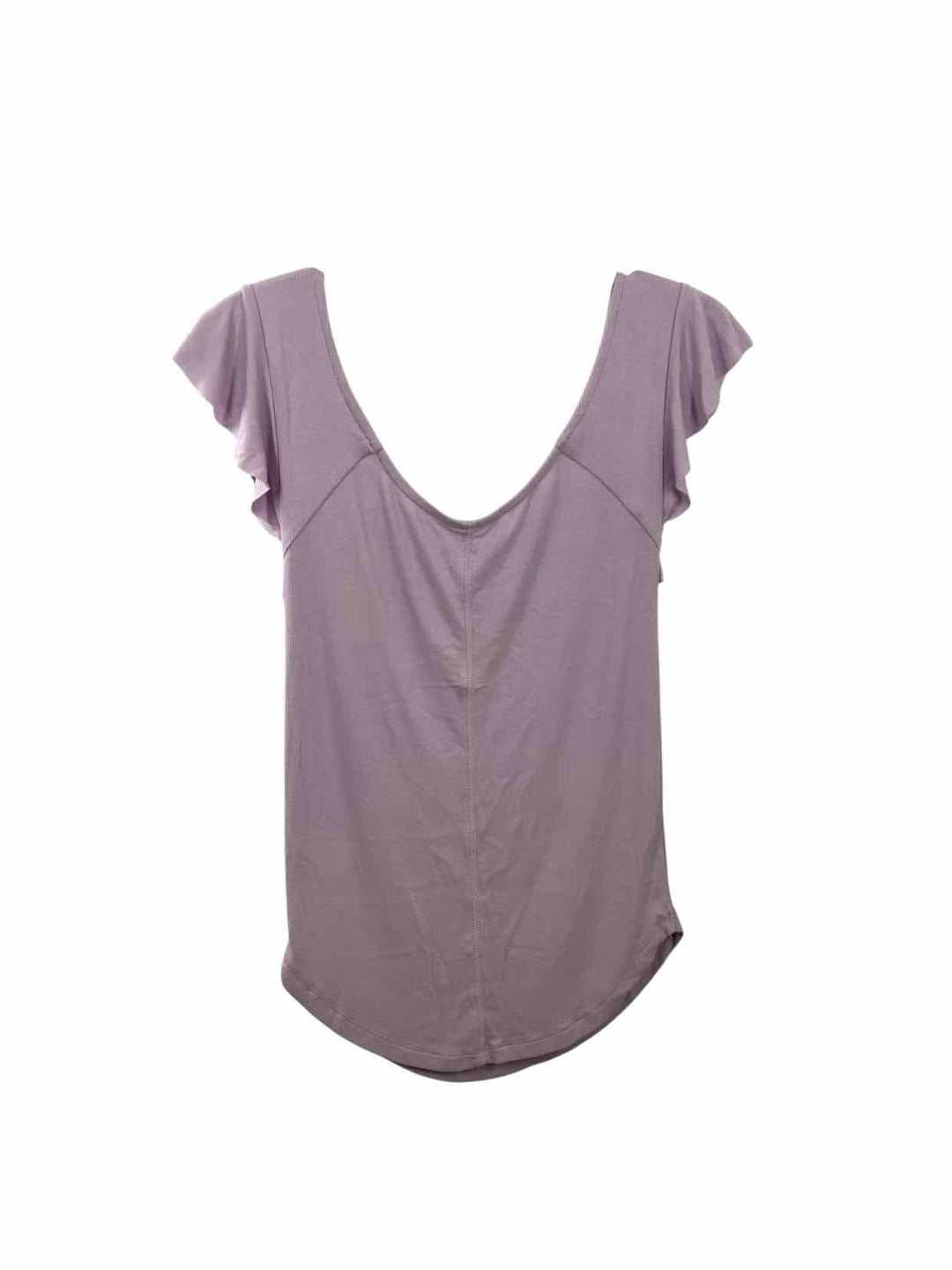 Free People Size S Light Purple Short Sleeve Shirts