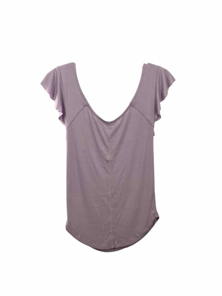 Free People Size S Light Purple Short Sleeve Shirts