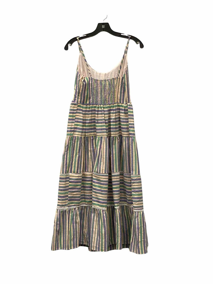 Lulus Size S Blue Pink Striped Dress