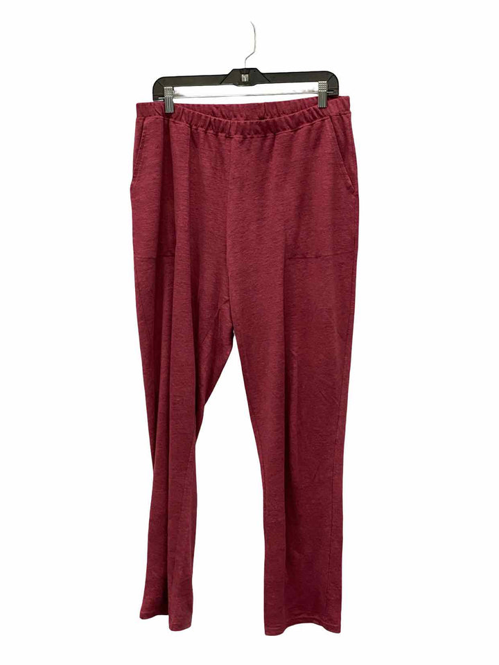 The Company Store Size M/L Plum 100% Linen Pants
