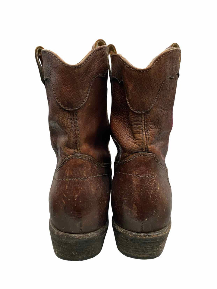 Frye Shoe Size 8 Brown Leather Boots(Ankle)