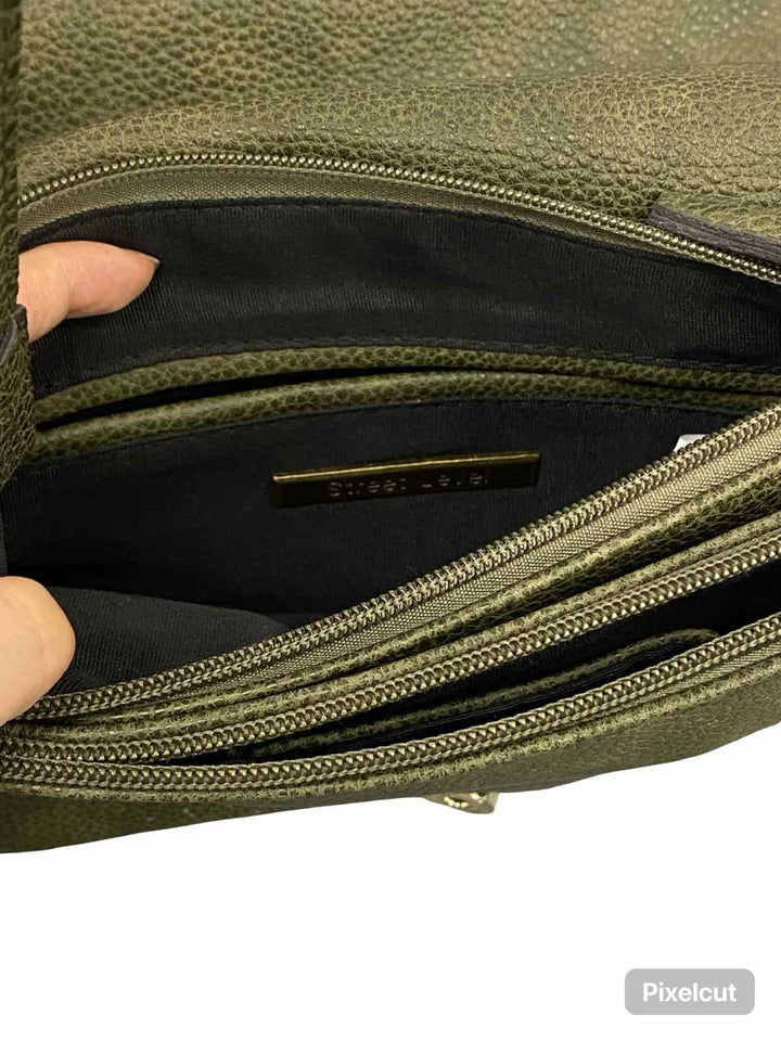 Street Level Green Demi Fold Over Purse